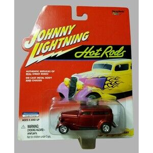 2001 Johnny Lightning 1933 DELIVERY RED Panel Hot Rods Series Big Al's Body Shop